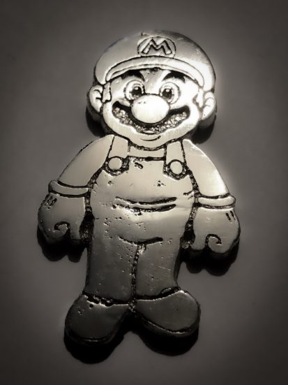 Silver Super Mario – Hand Poured Bullion 3