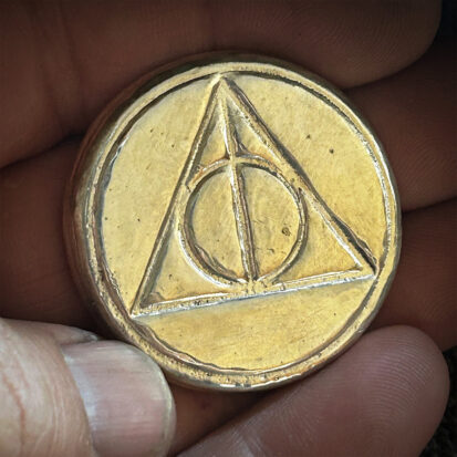 Solid Silver Deathly Hallows – 80 Grams 4