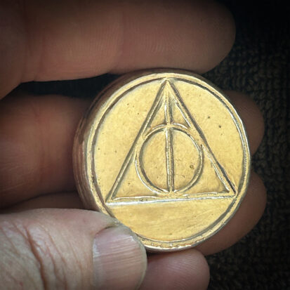 Solid Silver Deathly Hallows – 80 Grams 3