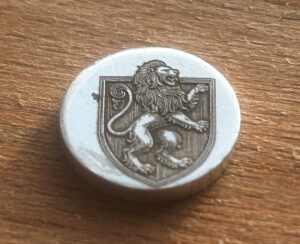 3 grams silver round - lion