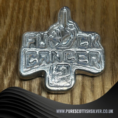 Fuck Cancer – 2 Troy oz Solid Silver Fuck Cancer Bar – Powerful Statement Piece for Encouragement and Strength – Ideal for Cancer Fighters, Survivors & Supporters Gift 5