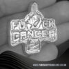 Fuck Cancer - 2 Troy oz Solid Silver Fuck Cancer Bar - Powerful Statement Piece for Encouragement and Strength - Ideal for Cancer Fighters, Survivors & Supporters Gift - Image 2