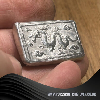 45g Silver Dragon Bar – Exclusive Chinese Design, Ideal for Collectors and Dragon Lovers, Perfect Collector’s Gift 3