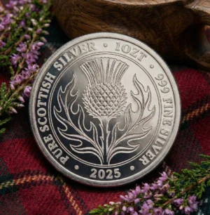1oz Silver Thistle Coin .999 Fine Bullion