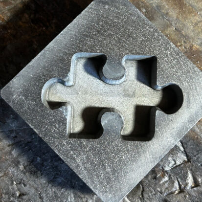 Graphite Mould – Jigsaw Piece – 50 Grams 4