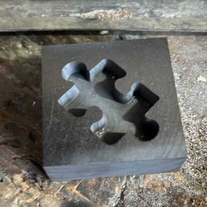 Graphite Mould – Jigsaw Piece – 50 Grams 6