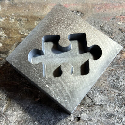 Graphite Mould – Jigsaw Piece – 50 Grams 3