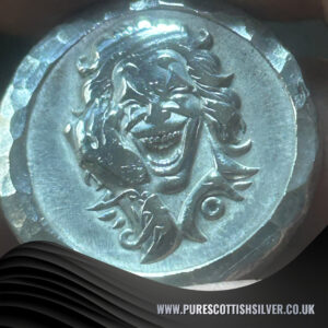 2 troy oz solid silver joker round