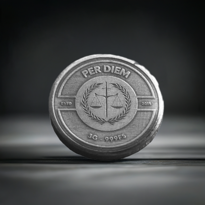 3g Solid Silver Fractionals - Justice Per Diem - Image 4