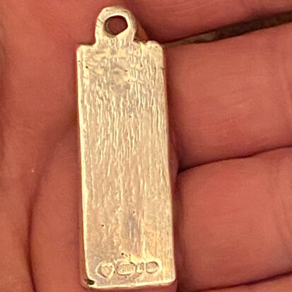 Solid Silver MMXXII Pendant 2