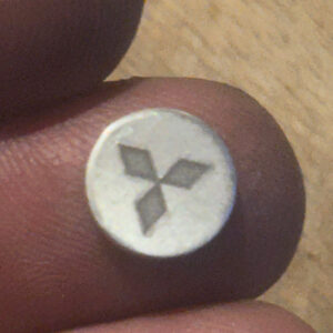 2 grams solid silver round - mitsi