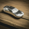 Pourche 999 - Luxury Solid Silver Sports Car, 2 Troy Oz, Hand Poured Precision, Ideal Gift for Car Enthusiasts - Image 2