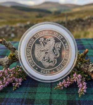 Celtic Rampant Lion 1oz  .999 Silver Coin