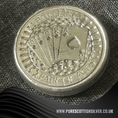 2 Troy oz Solid Silver Round, Royal Flush Design, Collector’s Item, Perfect Gift for Card Enthusiasts 4