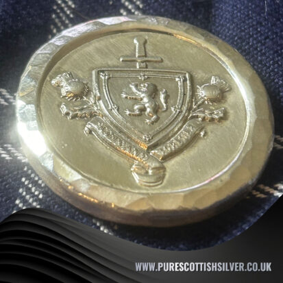 2 troy ounce Scottish Crest, Artisan Crafted Coin for Display, Ideal Gift for History Buffs and Collectors. 5