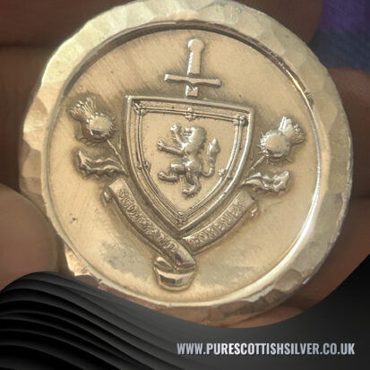 2 troy ounce Scottish Crest, Artisan Crafted Coin for Display, Ideal Gift for History Buffs and Collectors. 3