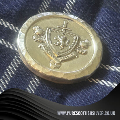 2 troy ounce Scottish Crest, Artisan Crafted Coin for Display, Ideal Gift for History Buffs and Collectors. 2