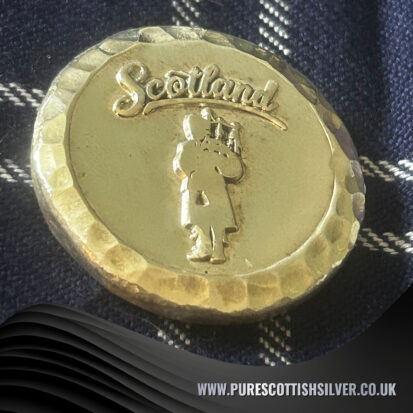 2 Troy Ounce Scottish Piper Round, Handmade 999FS Silver Coin for Collectors and Gift Giving. 3