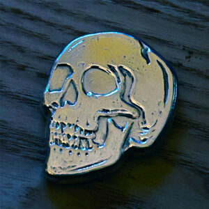 Silver Skull – 2 ozt – Sideways