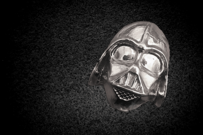 silver darth vader