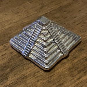 Solid Silver Pyramid – Hand Poured 999 Fine Silver