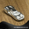 LamPourgini - Solid Silver Sports Car, 2 oz Hand-Poured Collectible, Perfect Display Model, Stunning Collector's Gift