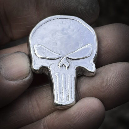 2oz Solid Silver Punisher 4