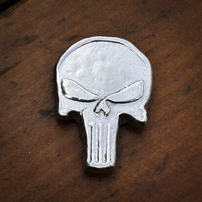 2oz Solid Silver Punisher 3