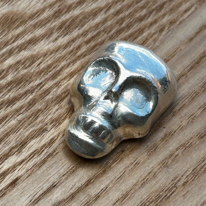 70g  Solid Silver Skull – Bullion Silver 2