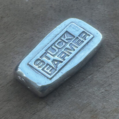 1oz Stuck Farmer Silver Bar 999fs, Premium Craftsmanship from Scotland, Unique Gift for Silver Enthusiasts. - Image 5