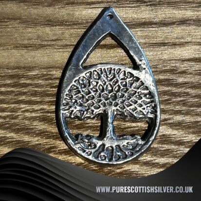 Solid Silver Tree of Life Pendant- 34 Grams