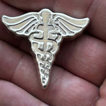 The Caduceus – Solid Silver 50 Grams 6