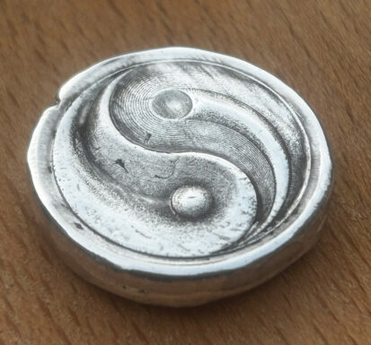 Yin Yang Solid Silver 2oz Round