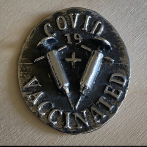 Covid Round – 50g Silver Bullion