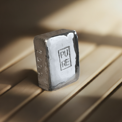 100g Silver Bar (Chunky) - Image 2