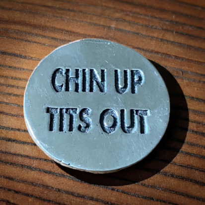 Chin Up - Tits Out - 1 oz Silver Round (Bullion 999fs) - Image 4