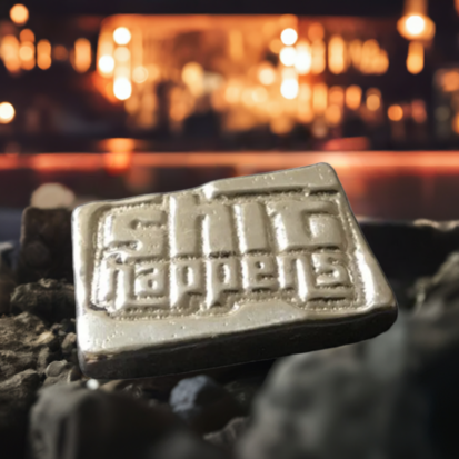 Shit Happens 2oz bullion bar - Image 10