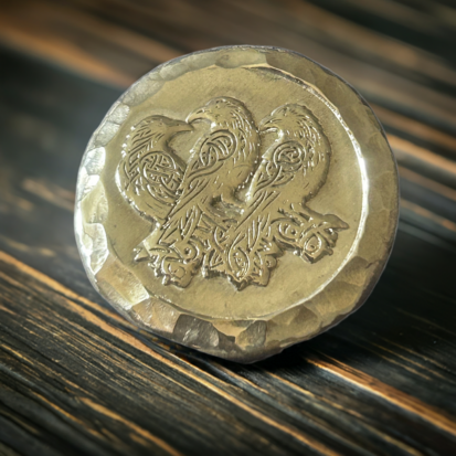 2 troy ounce silver round, exquisite Celtic crows craftsmanship, ideal for collection or a thoughtful gift for special moments. - Image 5