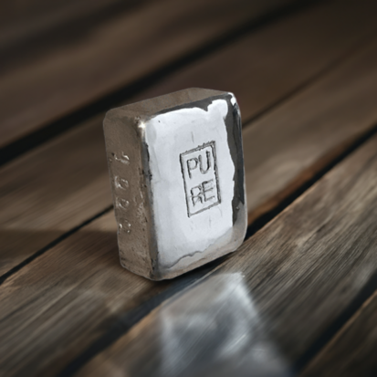 100g Silver Bar (Chunky) - Image 3