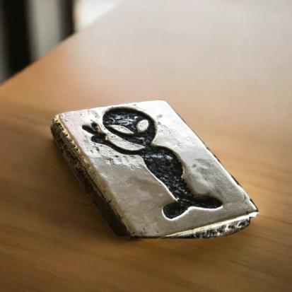 2oz Peace Alien Silver Bar - Image 5