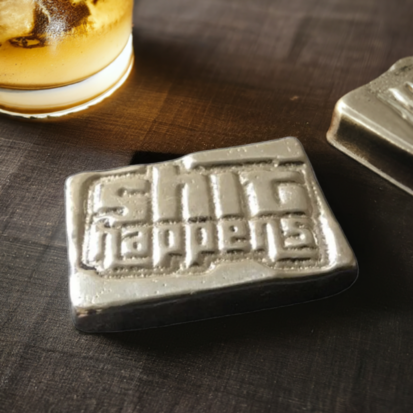 Shit Happens 2oz bullion bar - Image 4