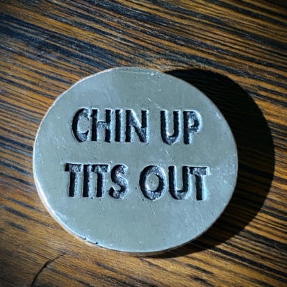 Chin Up - Tits Out - 1 oz Silver Round (Bullion 999fs) - Image 3