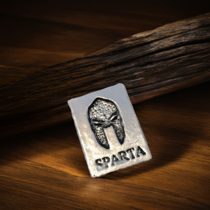 2oz Silver Bullion Bar - Sparta Design - Image 3