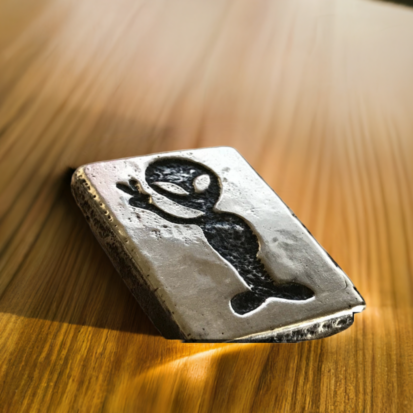 2oz Peace Alien Silver Bar - Image 7