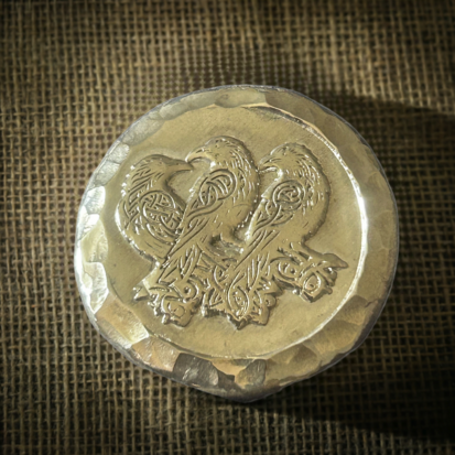 2 troy ounce silver round, exquisite Celtic crows craftsmanship, ideal for collection or a thoughtful gift for special moments. - Image 2