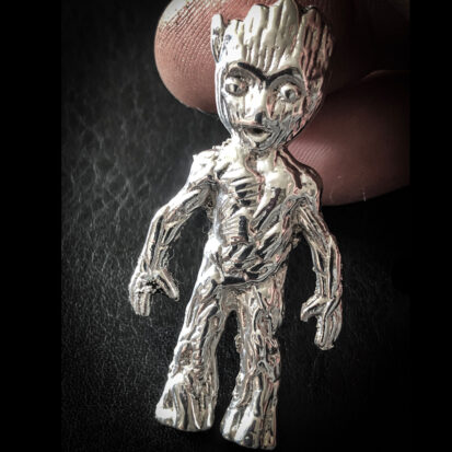 33g Hand poured mini Groot figure. 3