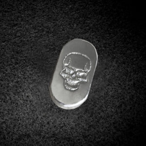 1 Oz Silver Bar – Skull Design