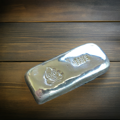 Poo Emoji 1 Troy Oz Silver bar - Image 14