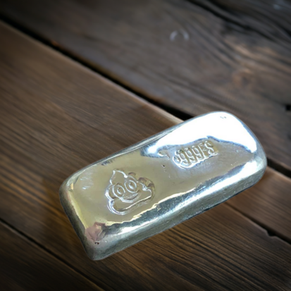 Poo Emoji 1 Troy Oz Silver bar - Image 10