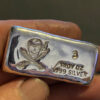 3ozt Silver Pirate Bar - Hand Poured - Image 6